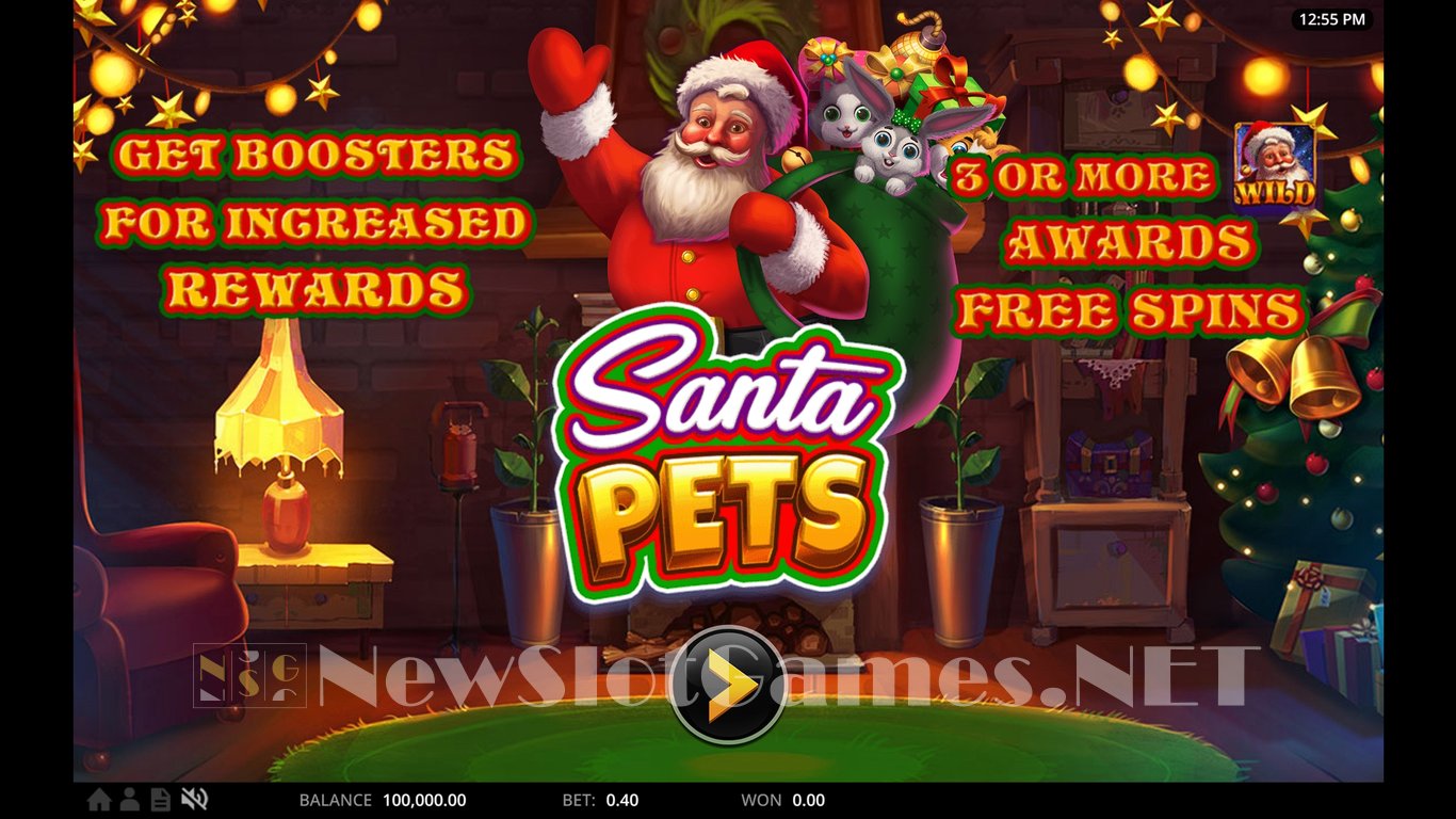Santa Pets Slot Demo Image