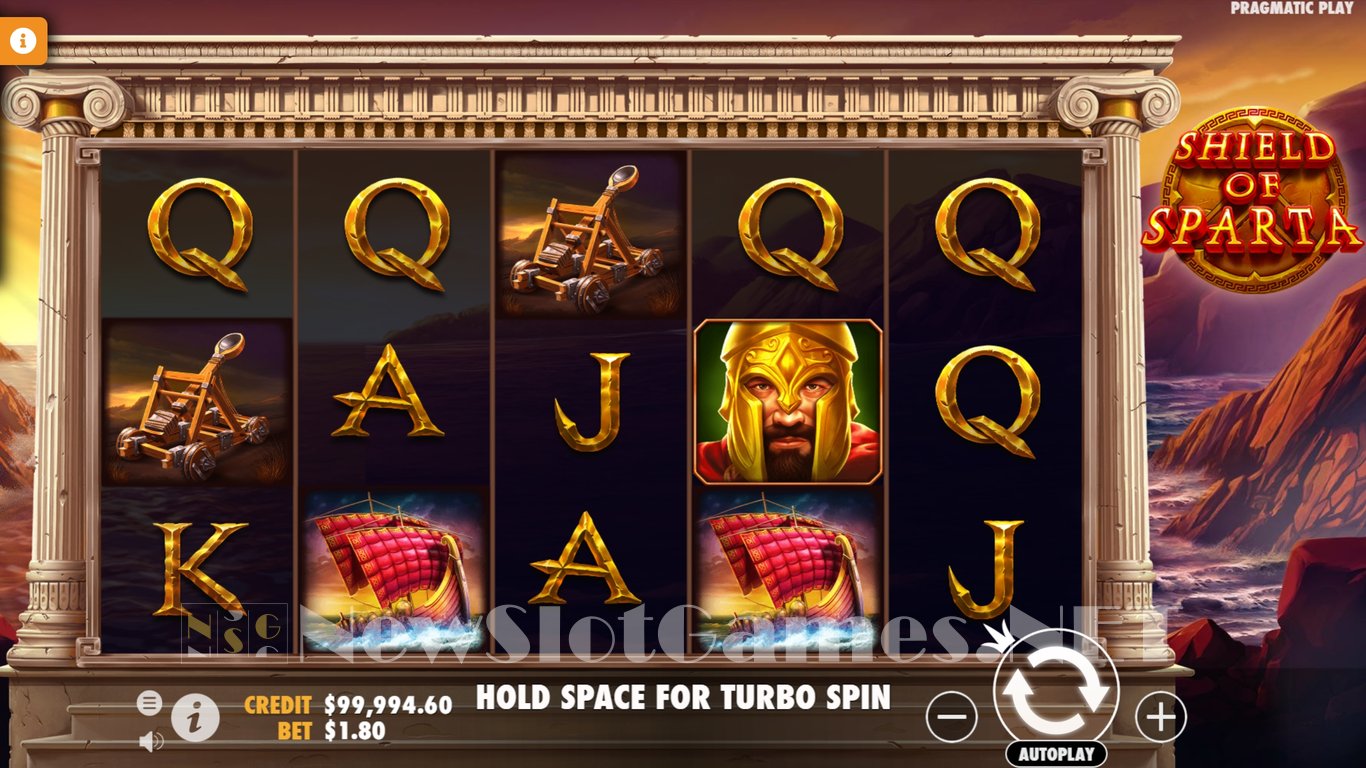 Shield of Sparta Slot Demo Image