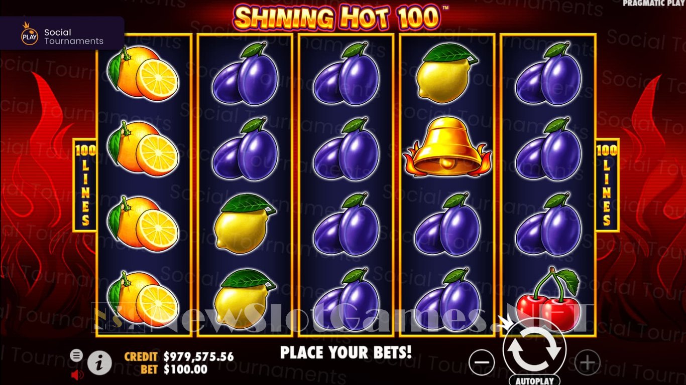Shining Hot 100 Slot Demo Image