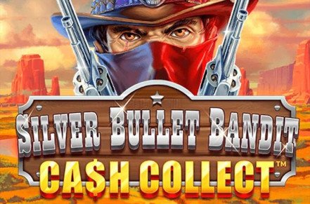 Silver Bullet Bandit Cash Collect Slot Logo