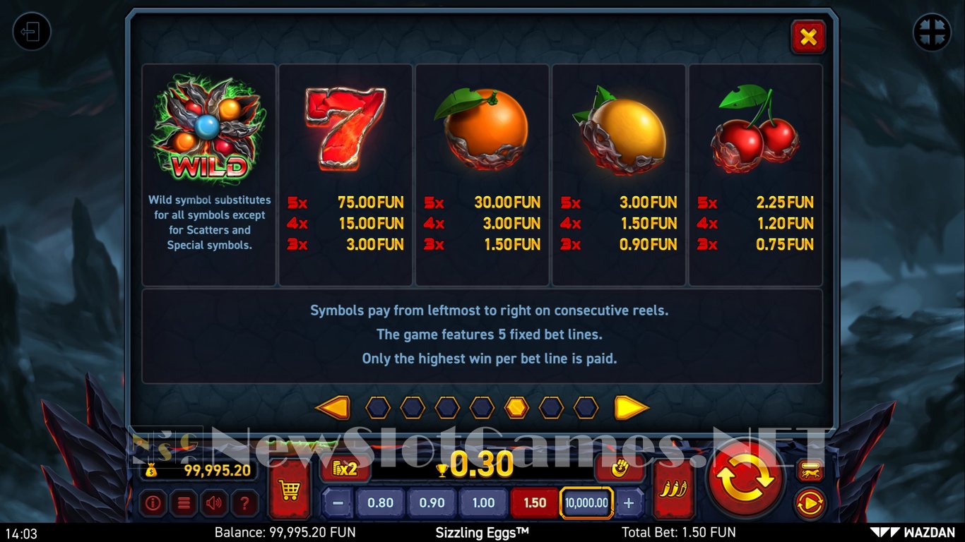Sizzling Eggs™ Slot Slot Image in Demo - pic. 14