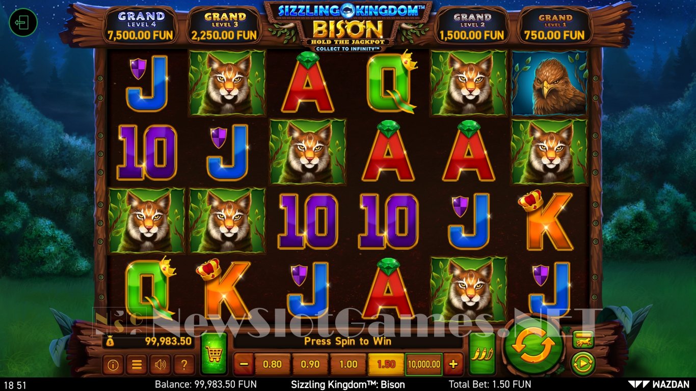 Sizzling Kingdom™ Bison Slot Slot Image in Demo - pic. 11