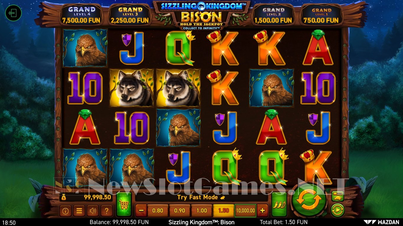 Sizzling Kingdom™ Bison Slot Slot Image in Demo - pic. 2