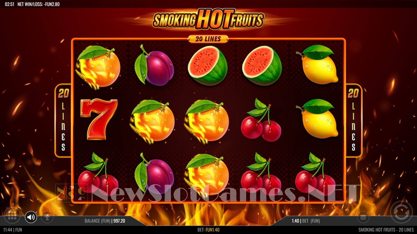 Smoking Hot Fruits 20 Slot Slot Image in Demo - pic. 2