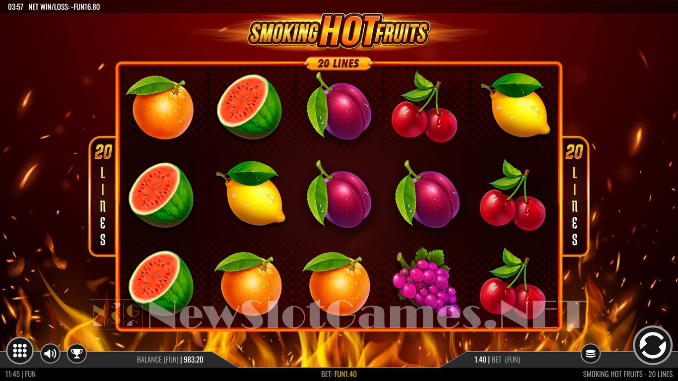 Smoking Hot Fruits 20 Slot Slot Image in Demo - pic. 6