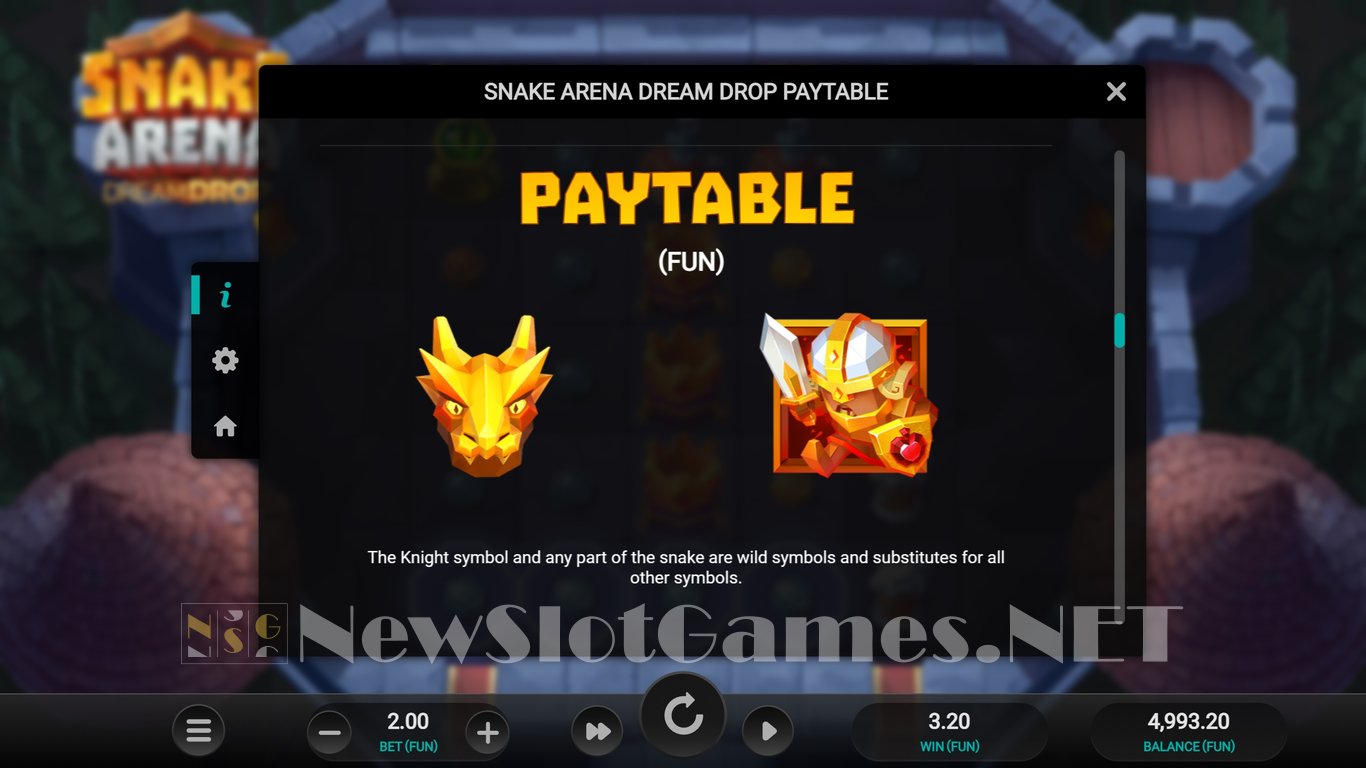 Snake Arena Dream Drop Slot Slot Image in Demo - pic. 7