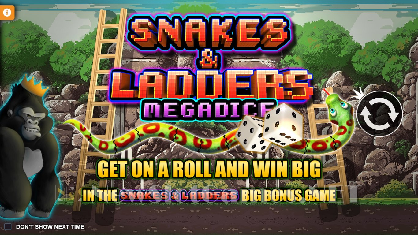 Snakes and Ladders Megadice Slot Demo Image