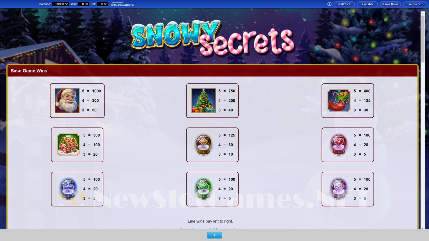 Snowy Secrets Slot Slot Image in Demo - pic. 3