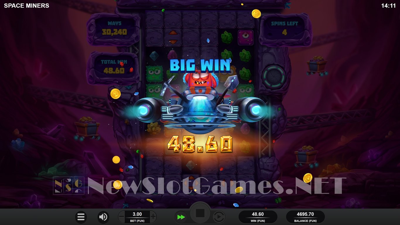 Space Miners Slot Slot Image in Demo - pic. 13