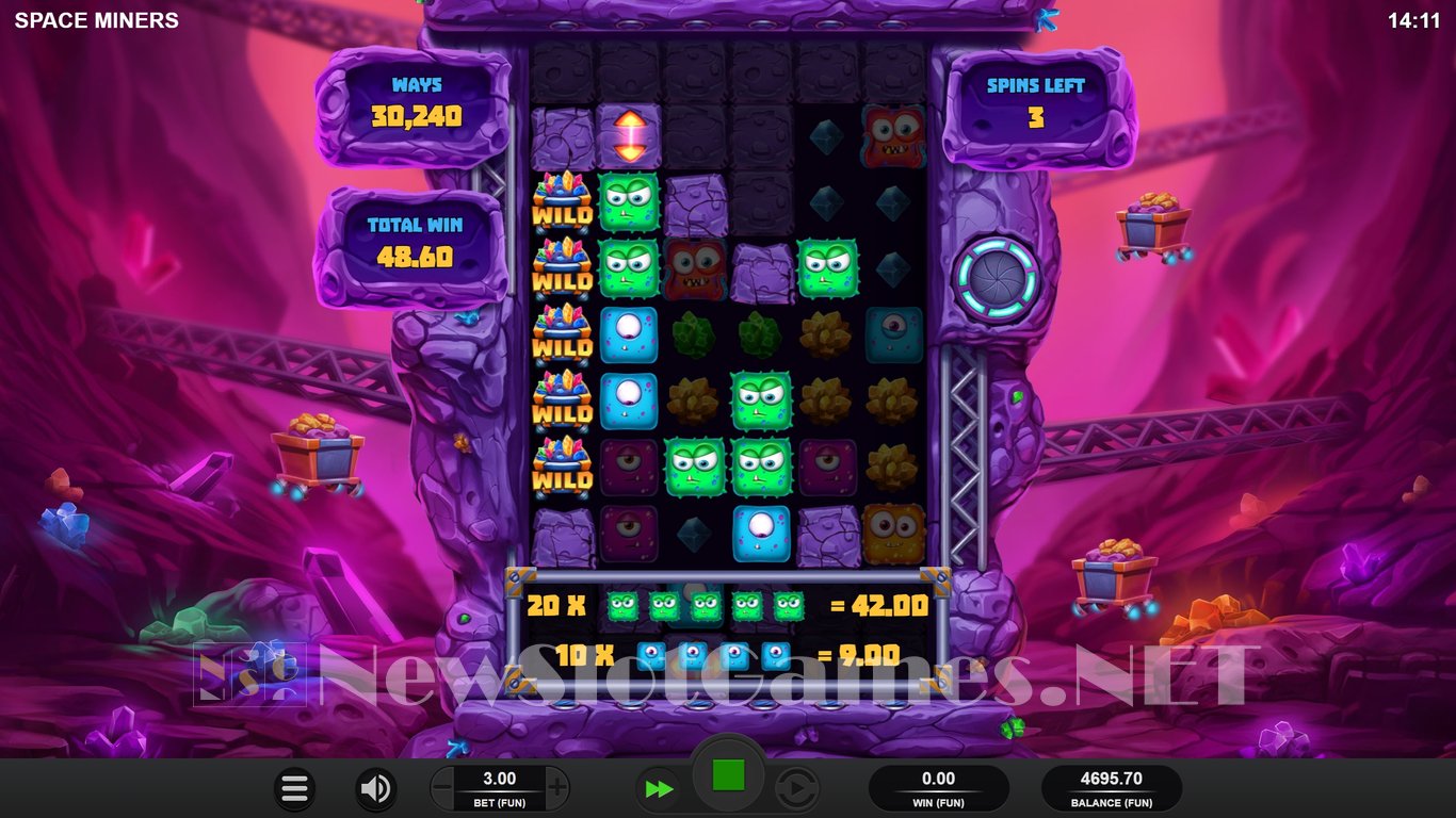 Space Miners Slot Slot Image in Demo - pic. 14