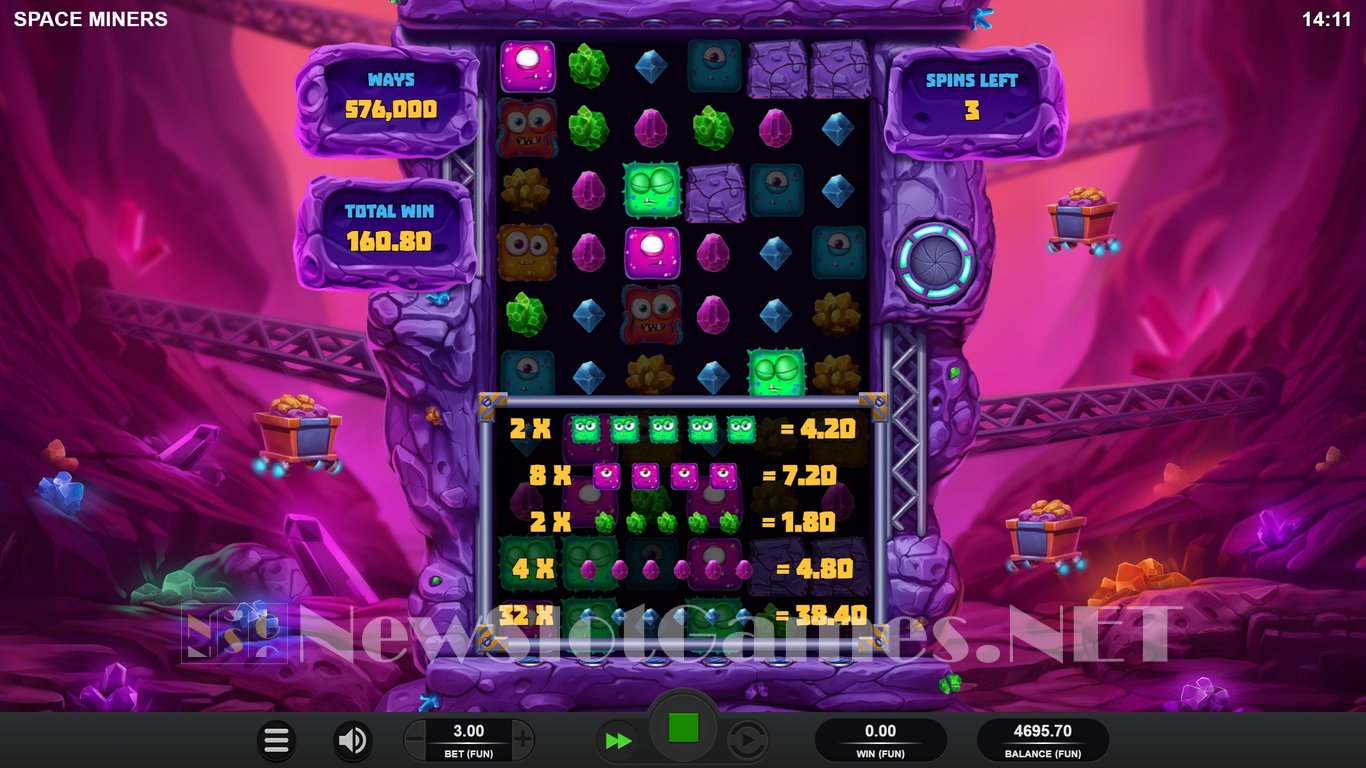 Space Miners Slot Slot Image in Demo - pic. 17