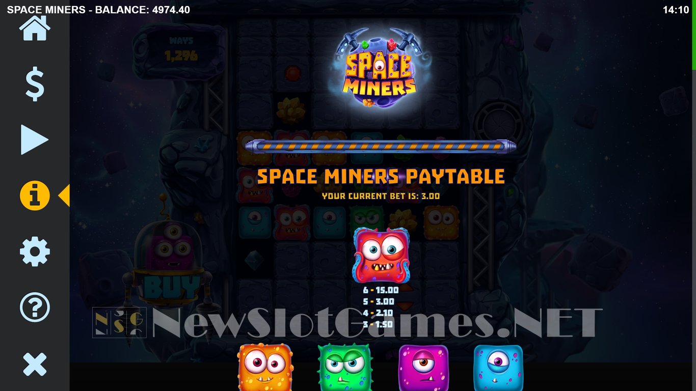 Space Miners Slot Slot Image in Demo - pic. 4