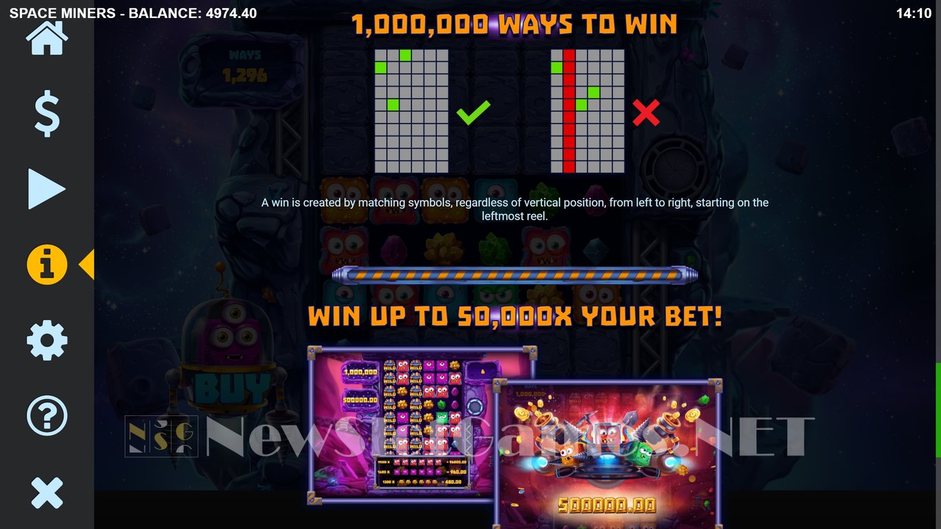 Space Miners Slot Slot Image in Demo - pic. 7