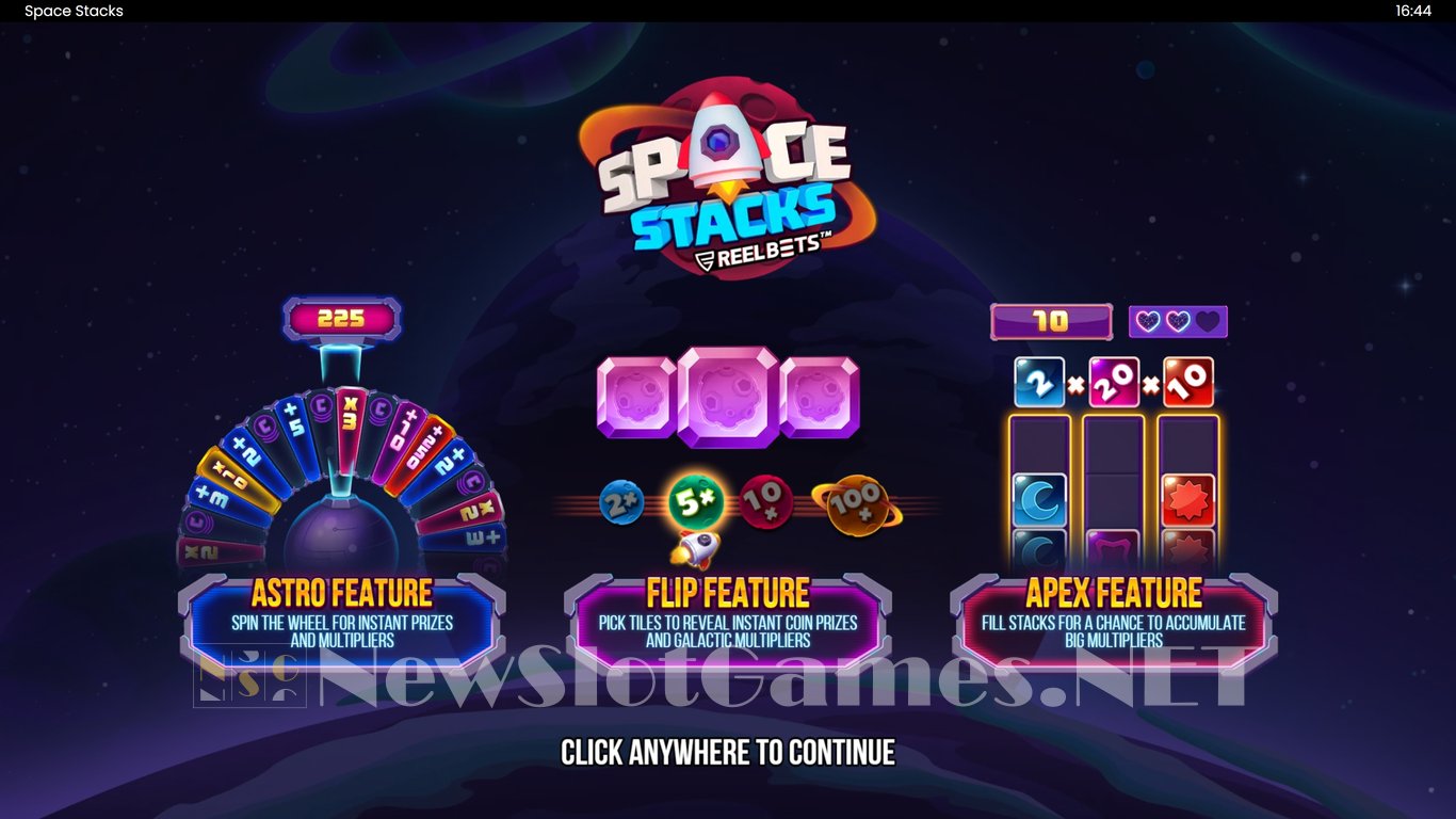 Space Stacks Slot Demo Image