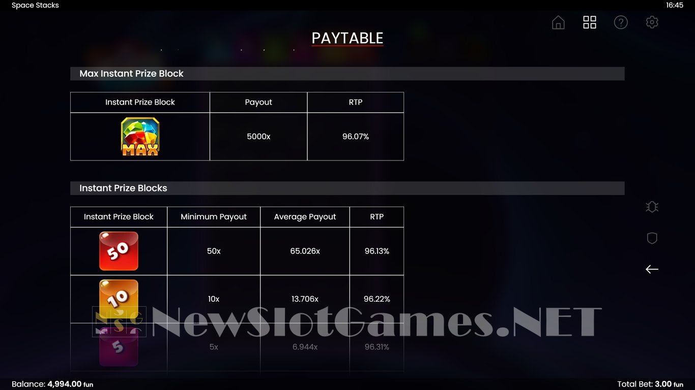 Space Stacks Slot Slot Image in Demo - pic. 6