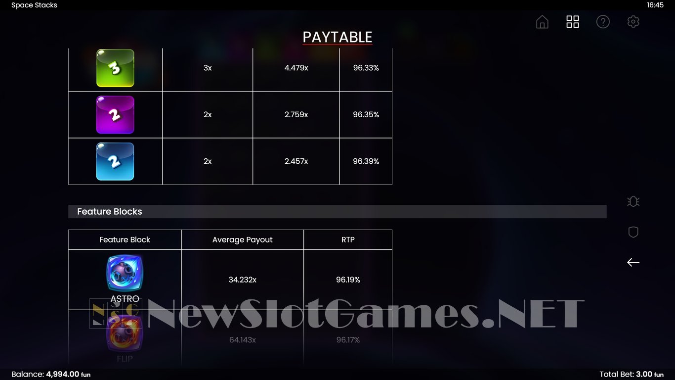 Space Stacks Slot Slot Image in Demo - pic. 7