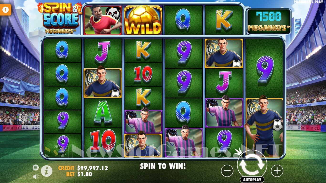 Spin & Score Megaways Slot Slot Image in Demo - pic. 2