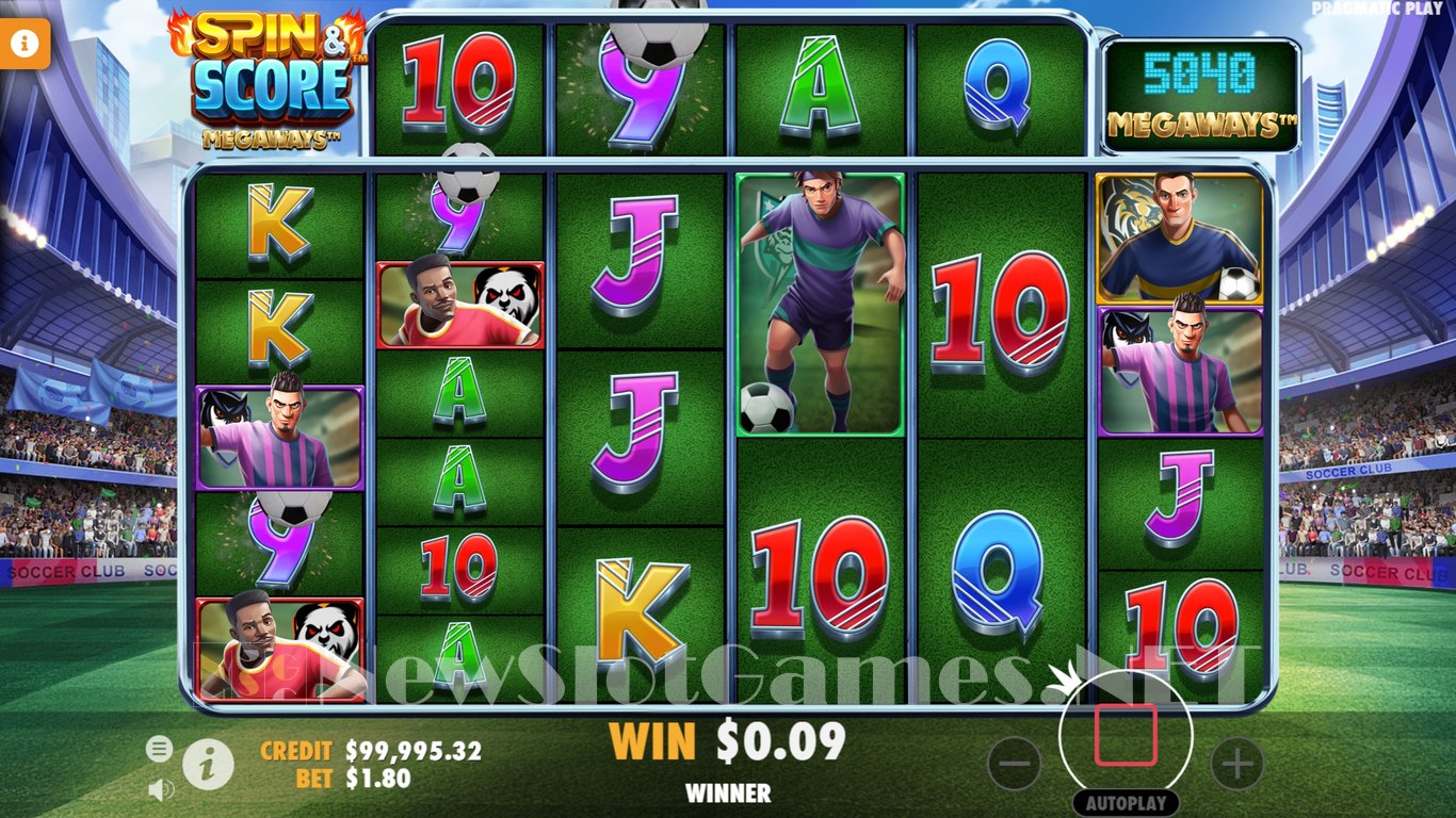 Spin & Score Megaways Slot Slot Image in Demo - pic. 5