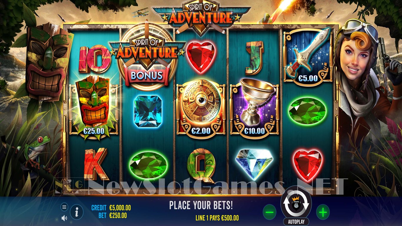 Spirit of Adventure Slot Demo Image