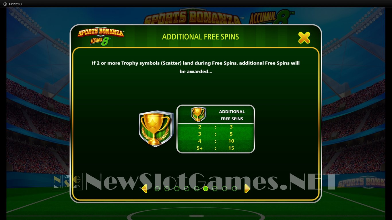 Sports Bonanza Accumul8 Slot Slot Image in Demo - pic. 9