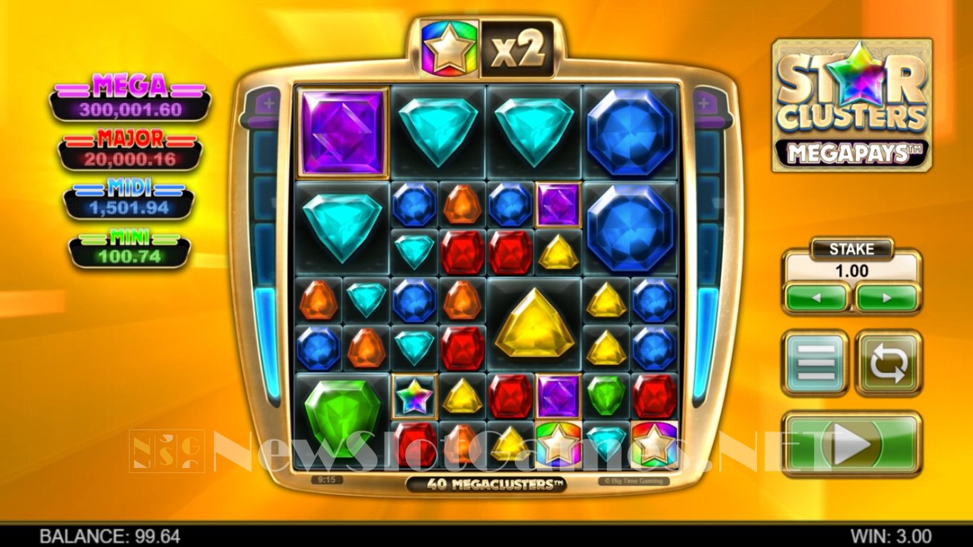 Star Clusters Megapays Slot Demo Image