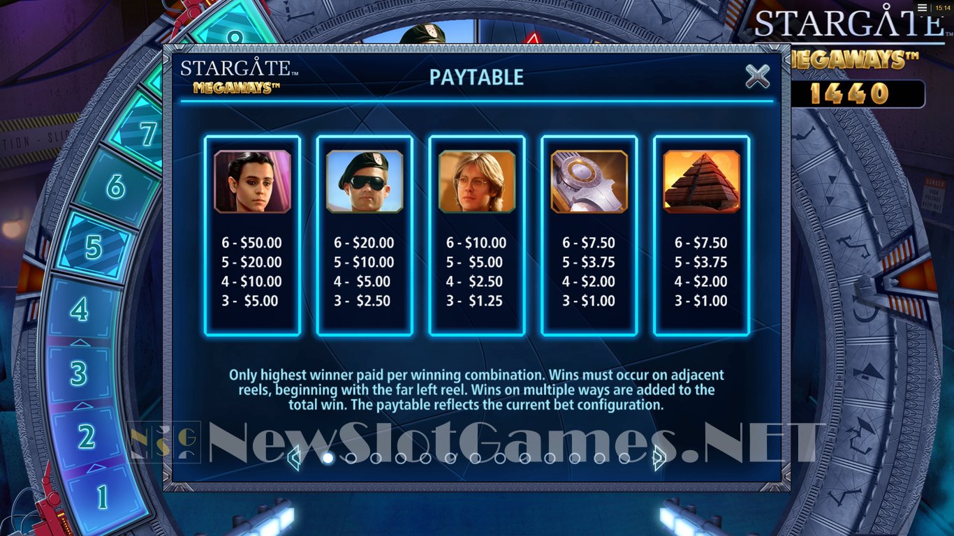 Stargate Megaways Slot Slot Image in Demo - pic. 6