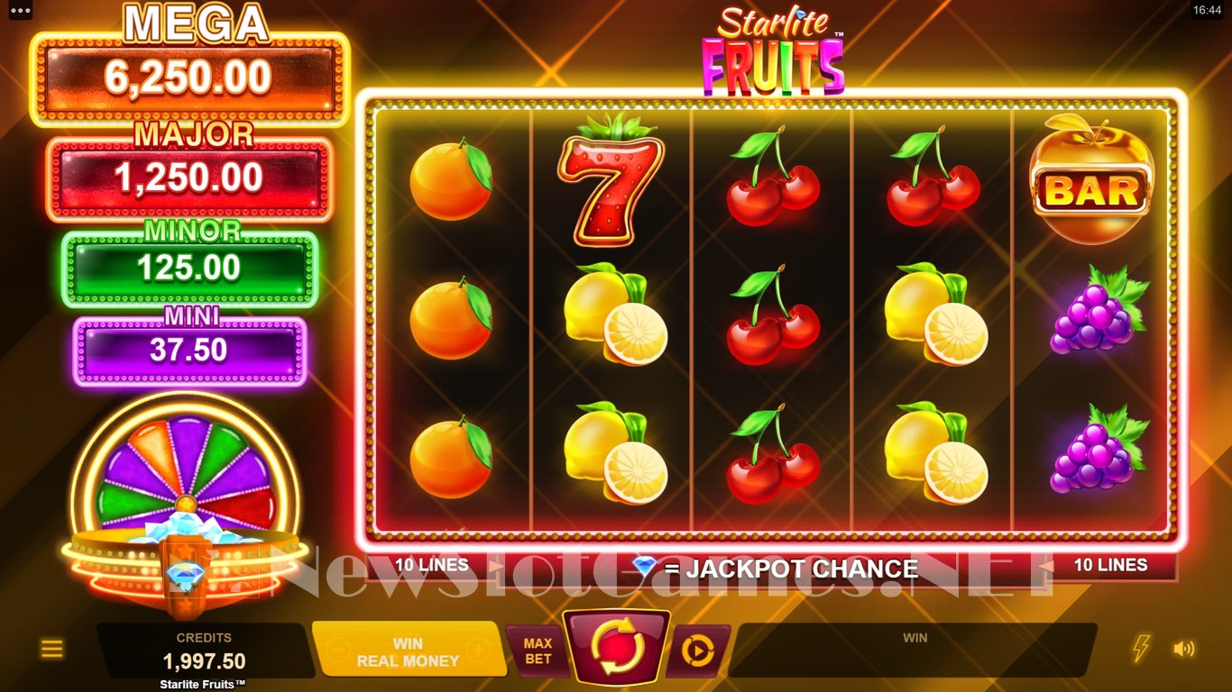 Starlite Fruits Slot Demo Image