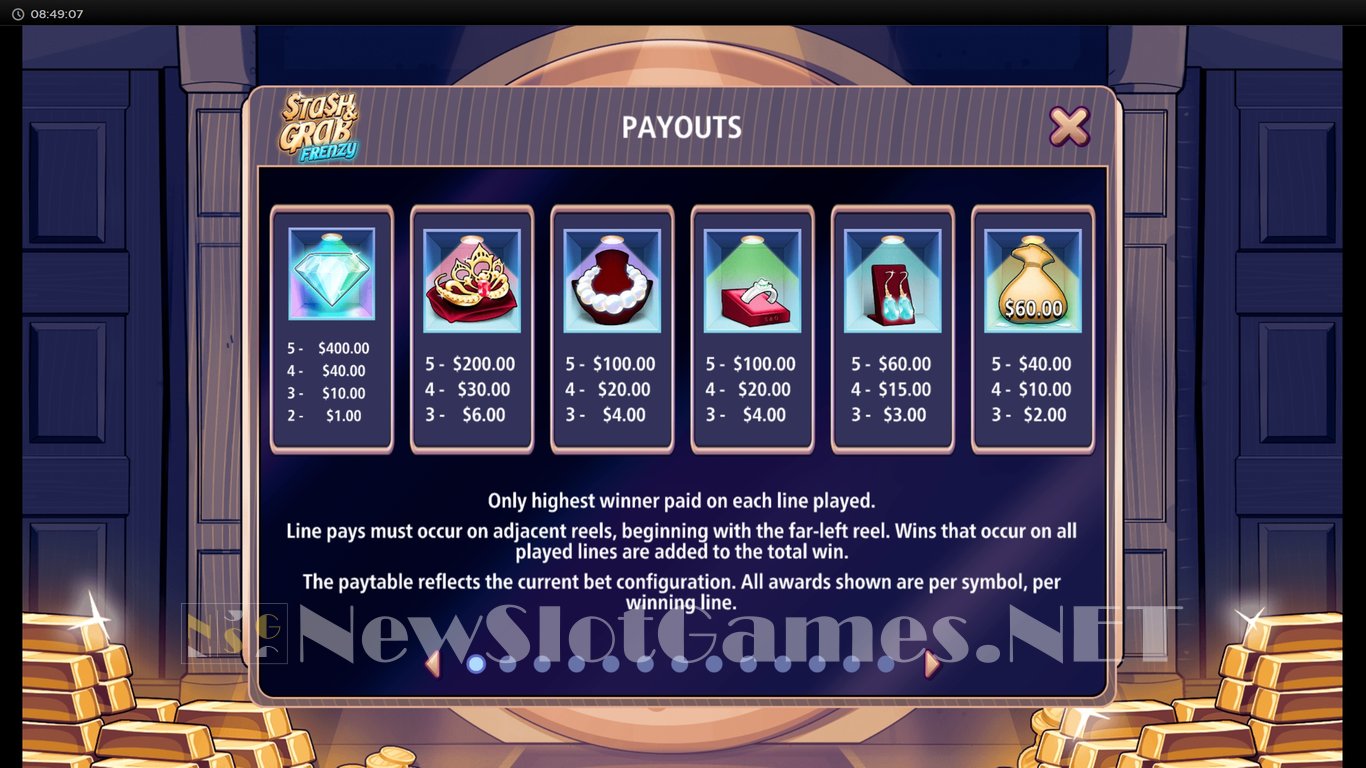 Stash & Grab Frenzy Slot Slot Image in Demo - pic. 4