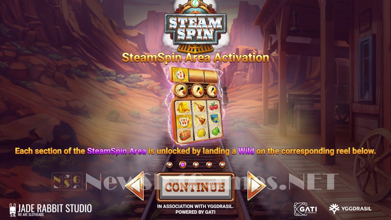 SteamSpin Slot Demo Image