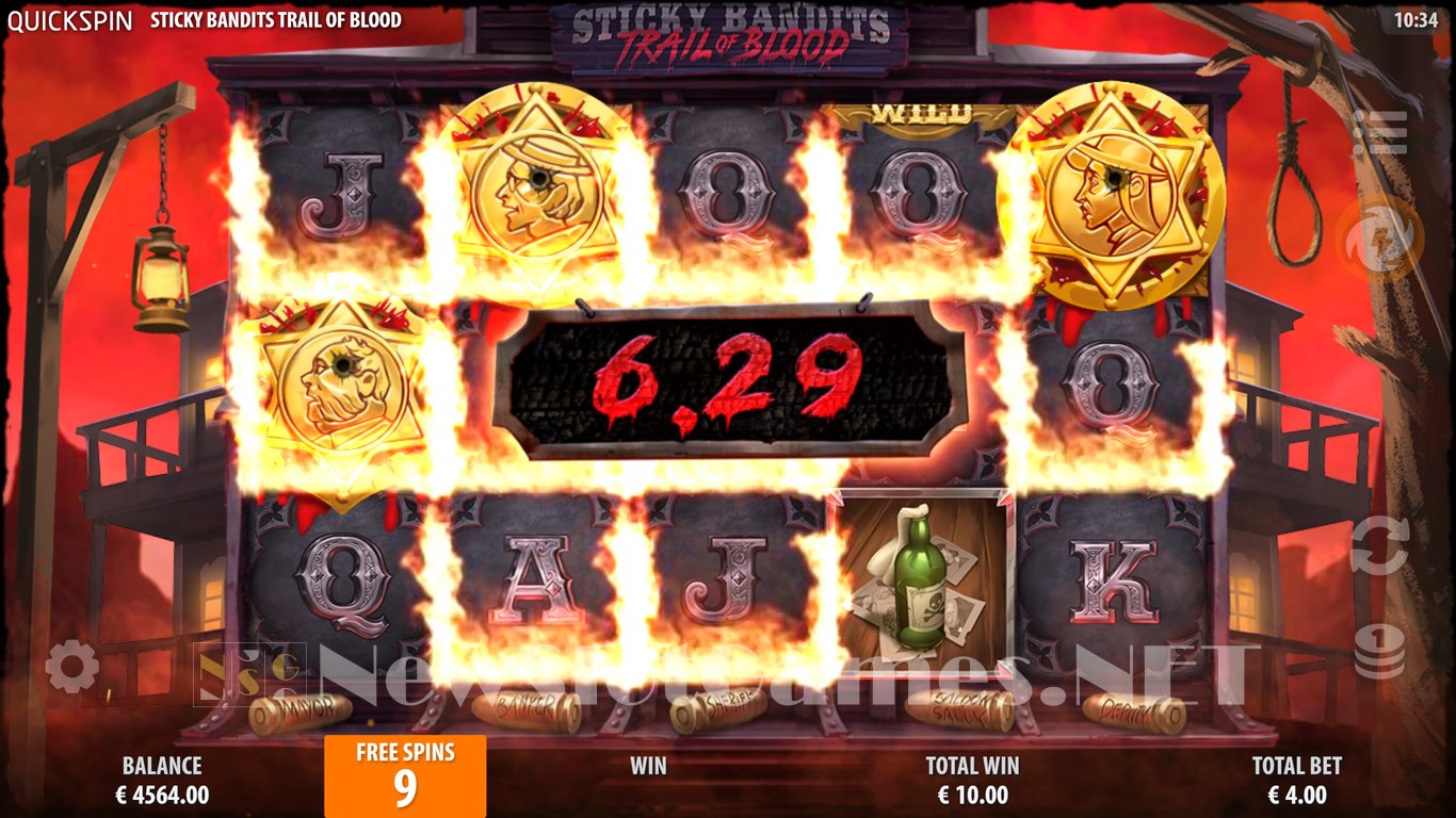 Sticky Bandits Trail of Blood Slot Slot Image in Demo - pic. 11