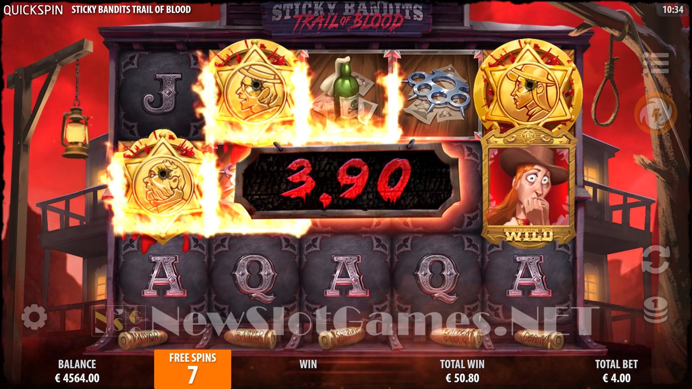 Sticky Bandits Trail of Blood Slot Slot Image in Demo - pic. 12