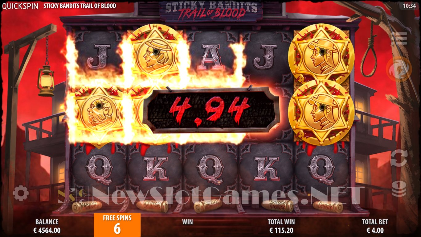 Sticky Bandits Trail of Blood Slot Slot Image in Demo - pic. 15