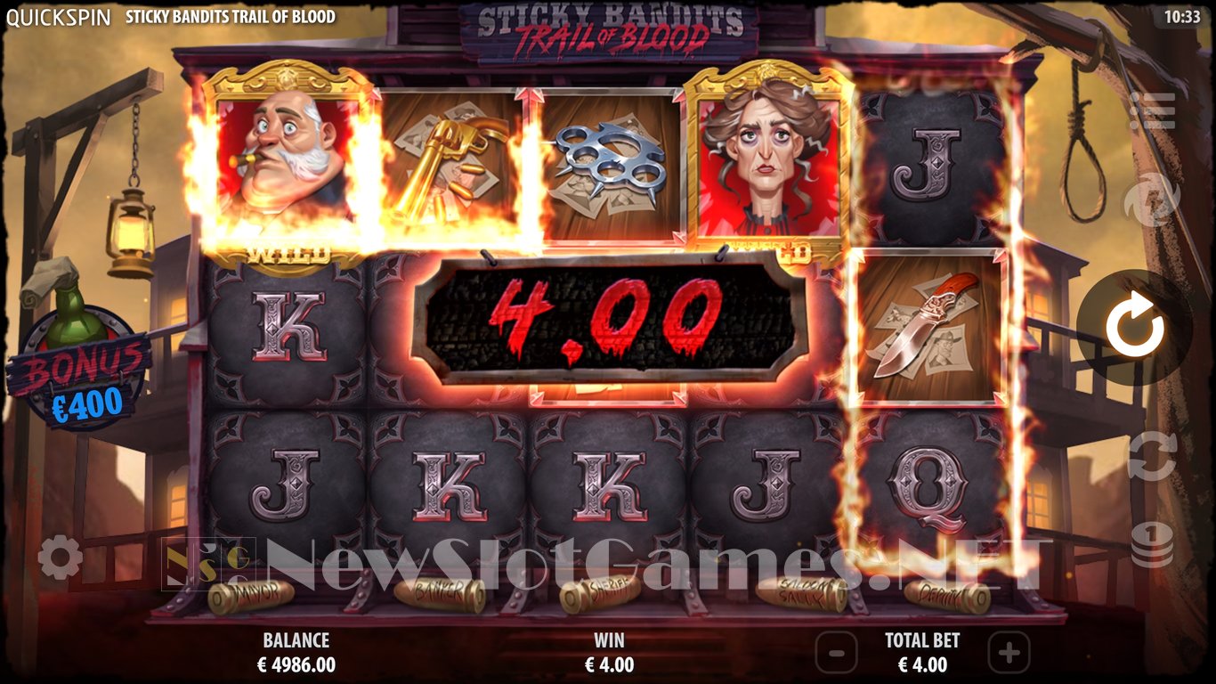 Sticky Bandits Trail of Blood Slot Slot Image in Demo - pic. 3