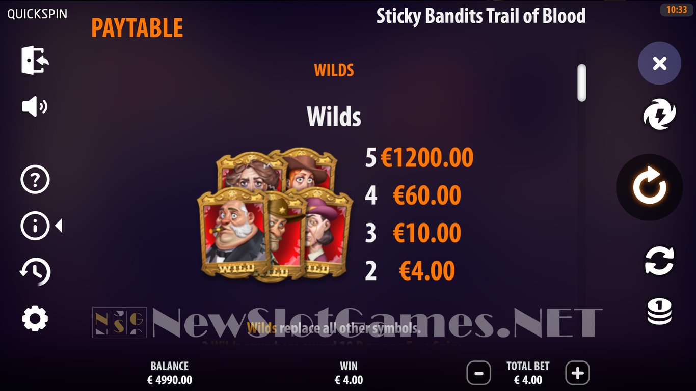 Sticky Bandits Trail of Blood Slot Slot Image in Demo - pic. 4