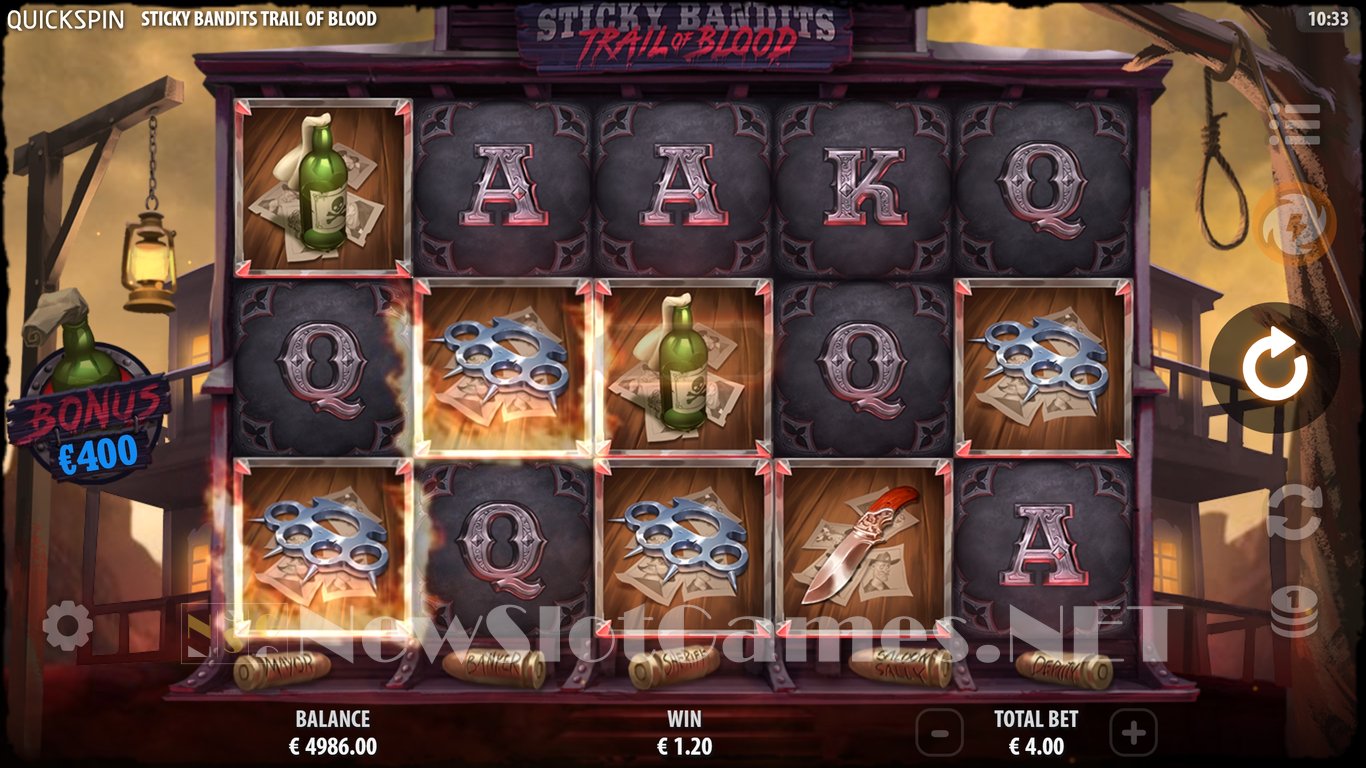 Sticky Bandits Trail of Blood Slot Slot Image in Demo - pic. 7