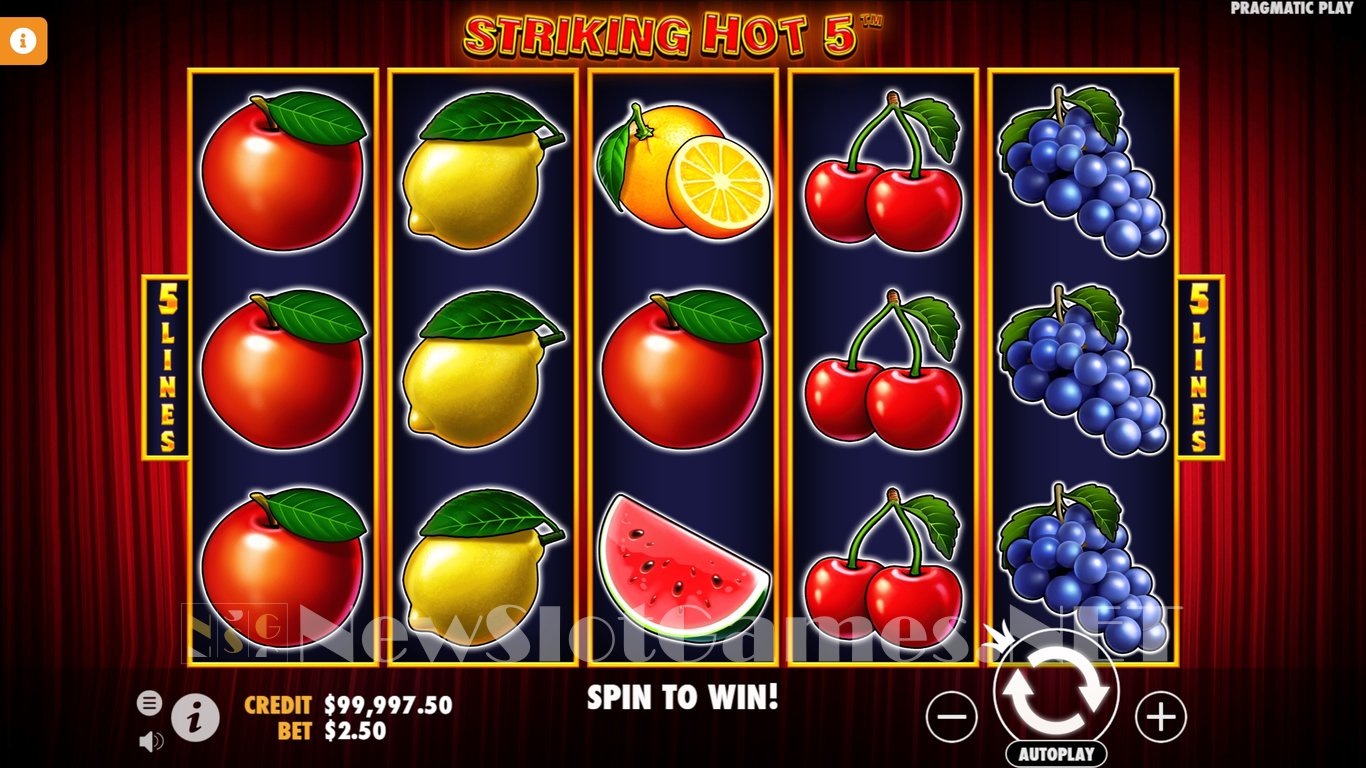 Striking Hot 5 Slot Demo Image
