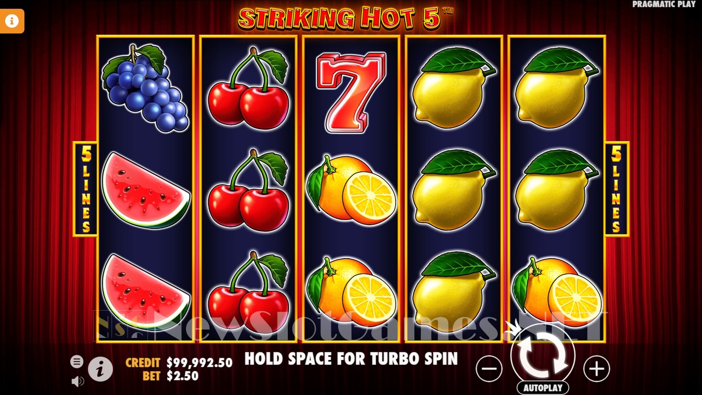 Striking Hot 5 Slot Slot Image in Demo - pic. 5