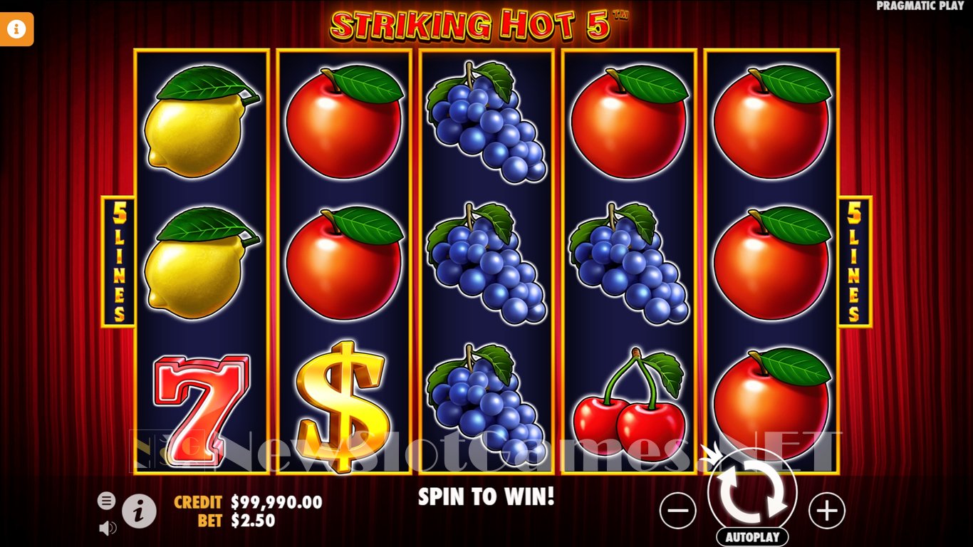 Striking Hot 5 Slot Slot Image in Demo - pic. 6