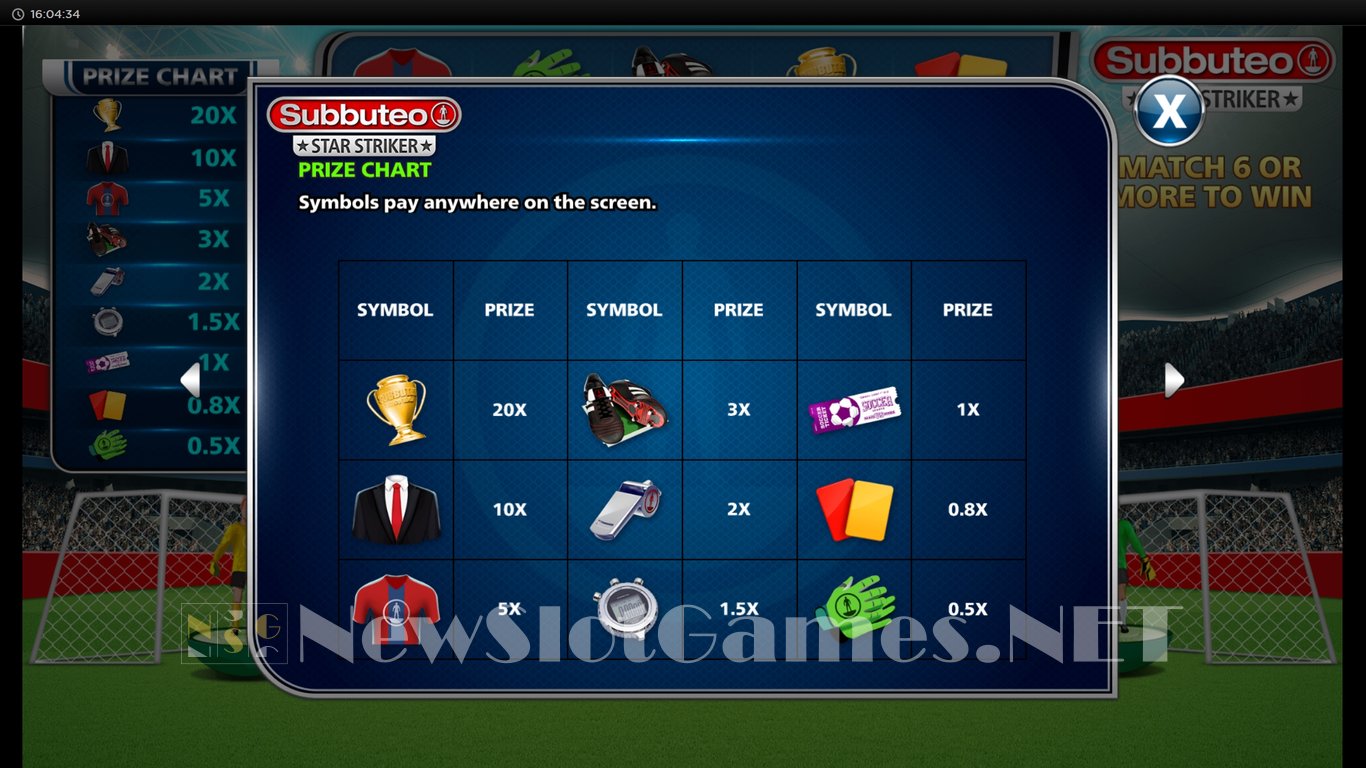 Subbuteo Star Striker Slot Slot Image in Demo - pic. 4