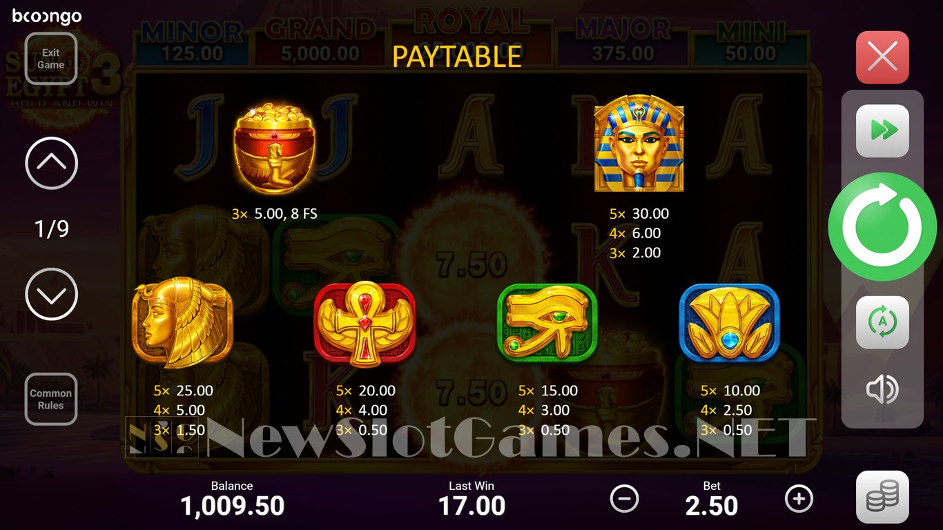 Sun of Egypt 3 Slot Slot Image in Demo - pic. 5