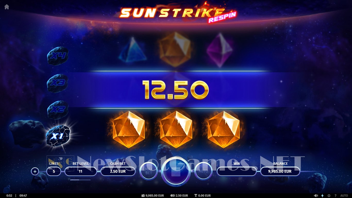 Sunstrike Respin Slot Slot Image in Demo - pic. 11