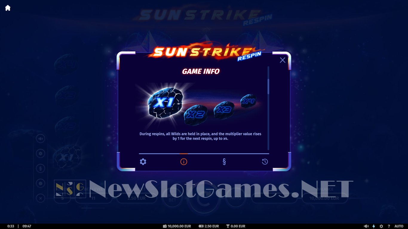 Sunstrike Respin Slot Slot Image in Demo - pic. 7