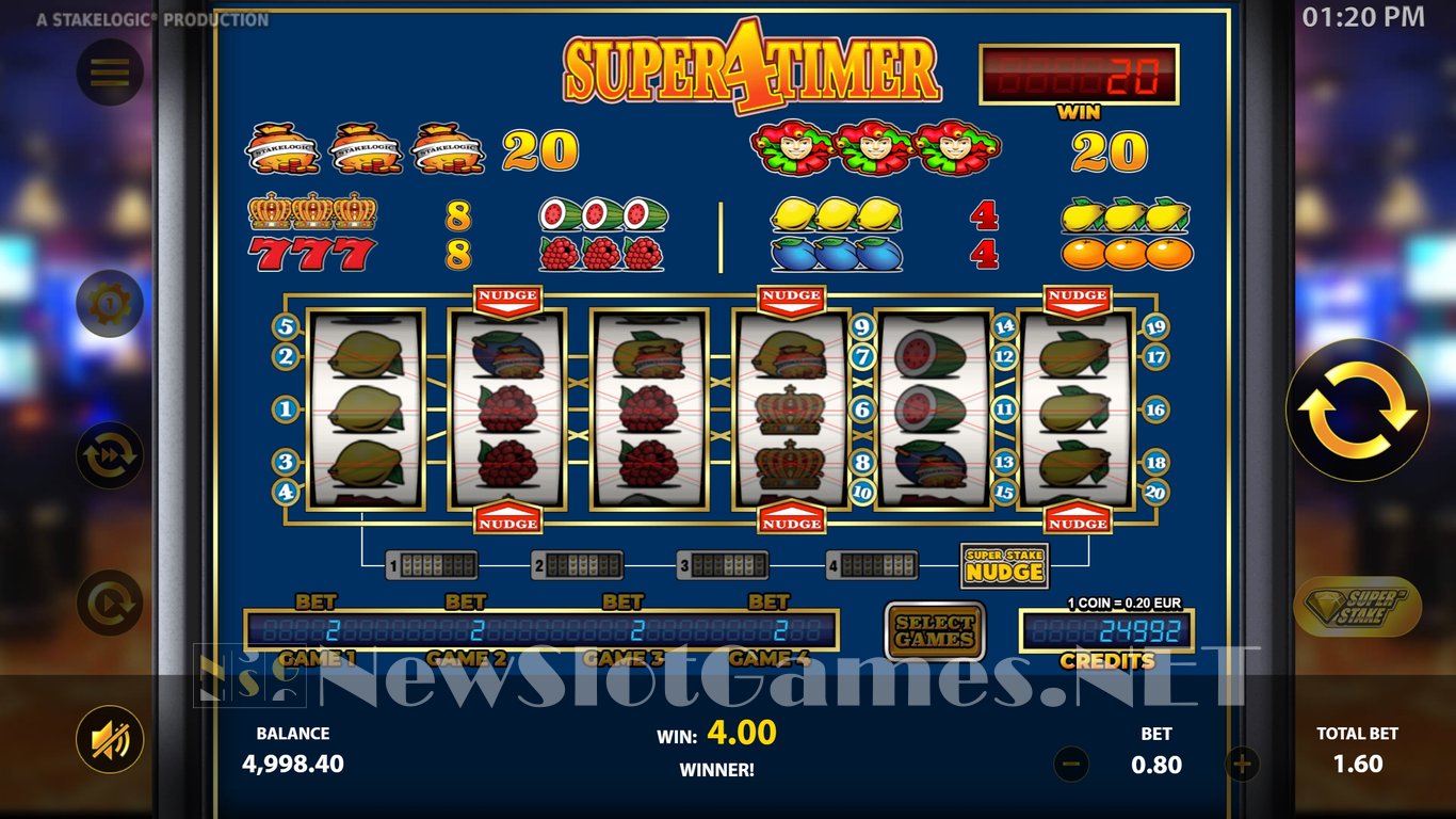 Super4Timer Slot Demo Image