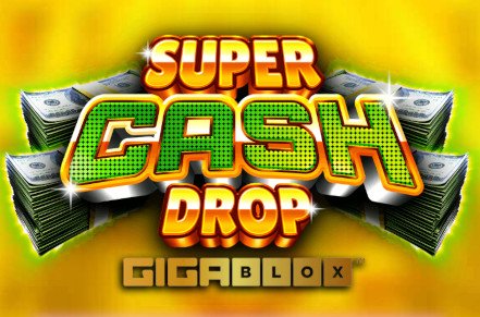 Super Cash Drop GIGABLOX Slot Logo