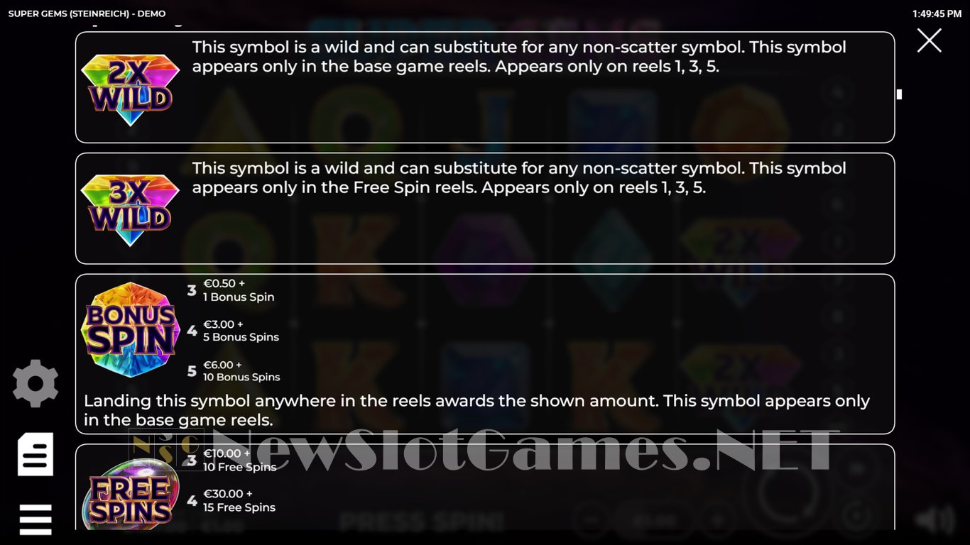 Steinreich Slot Slot Image in Demo - pic. 5