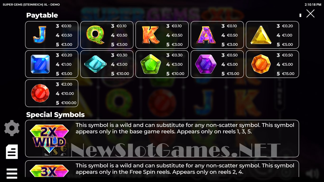 Super Gems XL Slot Slot Image in Demo - pic. 5