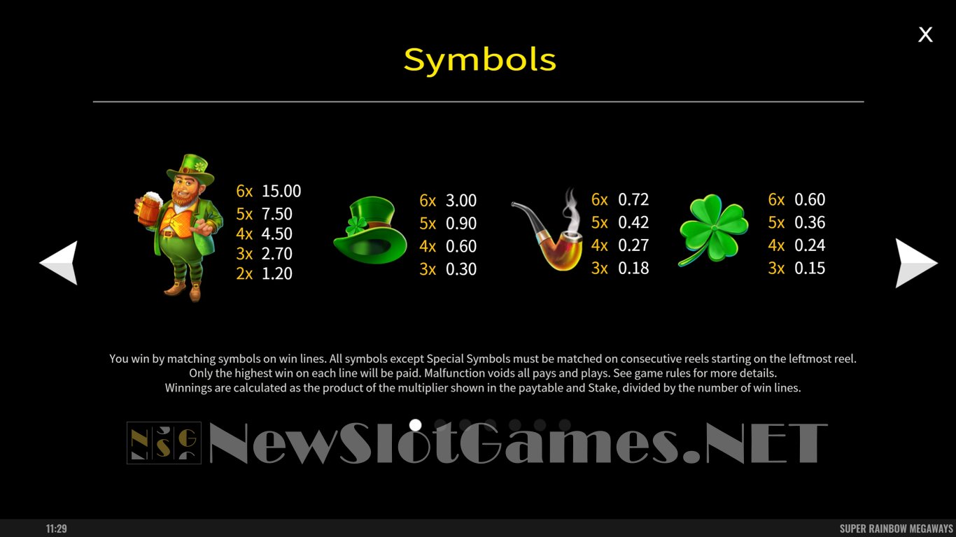 Super Rainbow Megaways Slot Slot Image in Demo - pic. 5