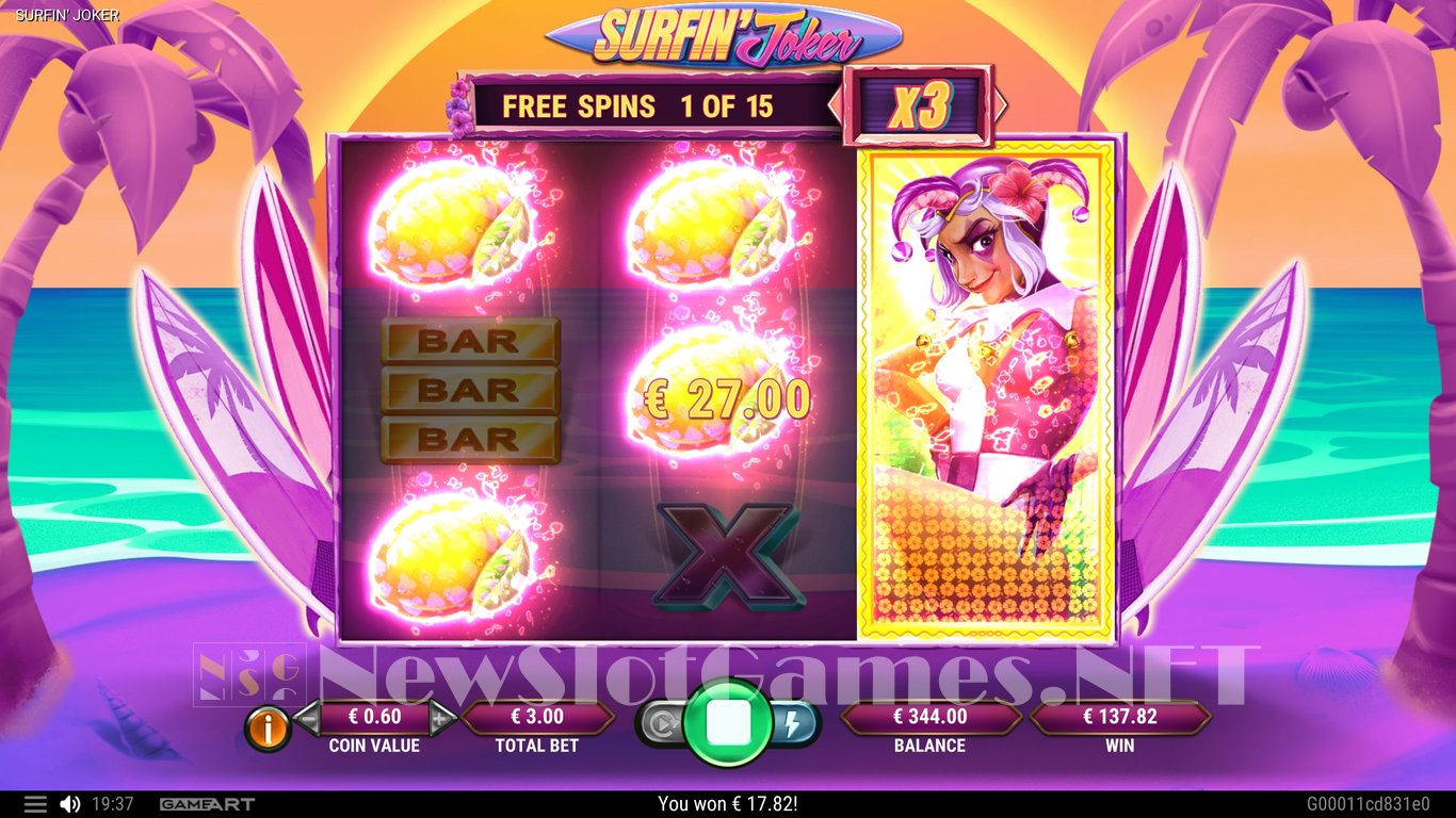Surfin Joker Slot Slot Image in Demo - pic. 15