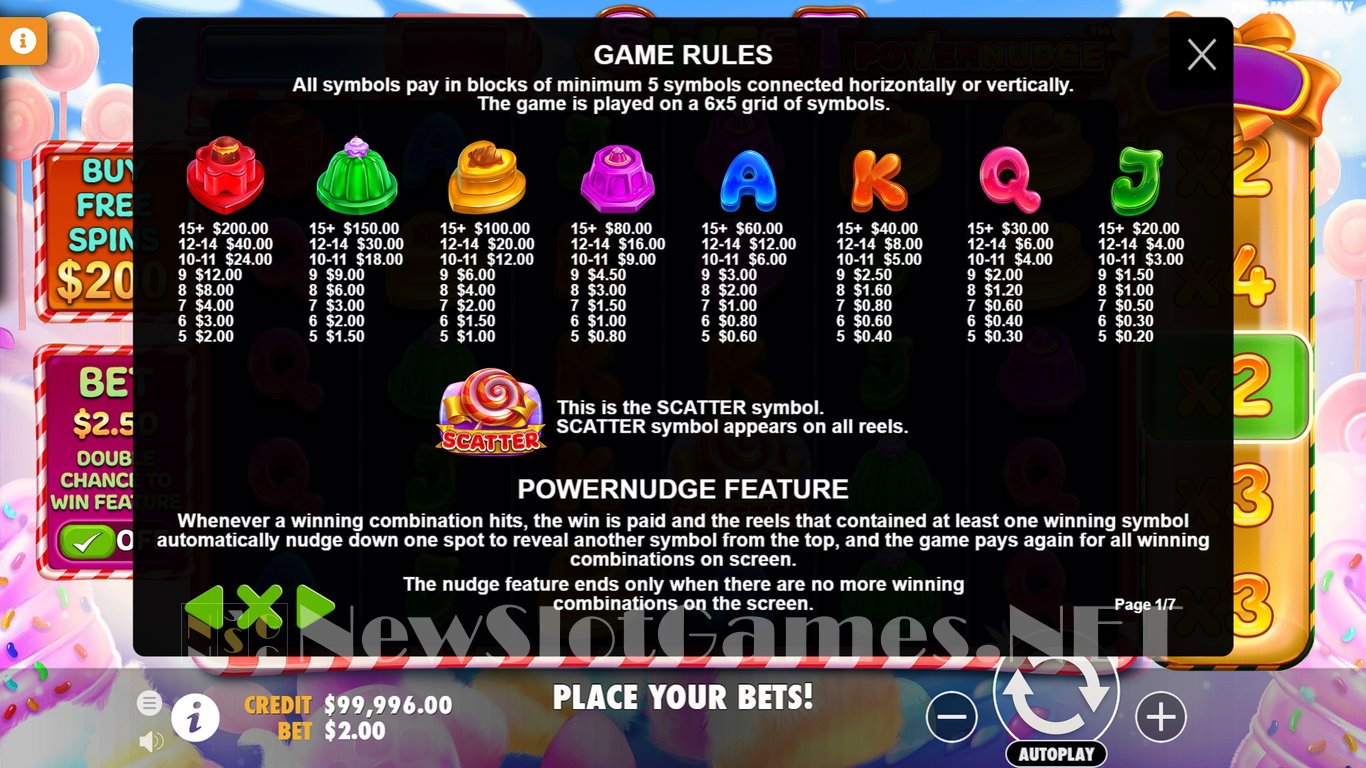 Sweet Powernudge Slot Slot Image in Demo - pic. 3