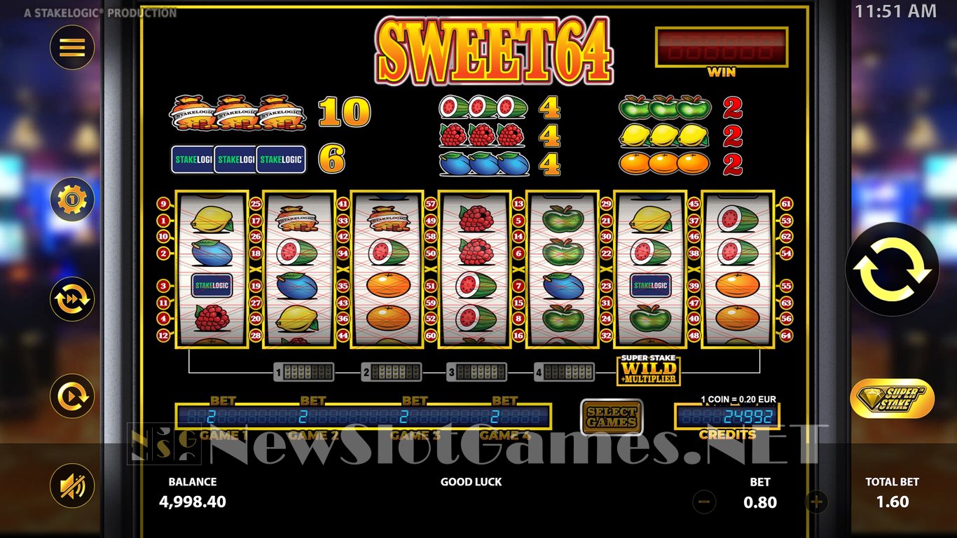 Sweet64 Slot Demo Image